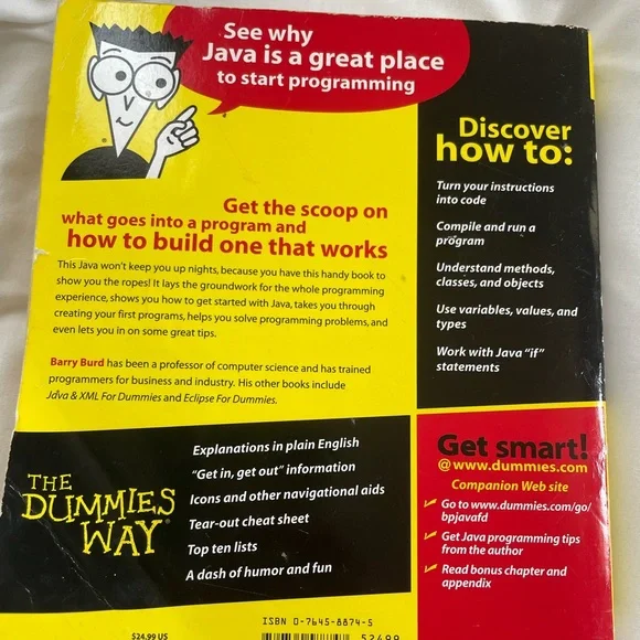 Beginning Programming With Java For Dummies Book - Picture 2 of 3